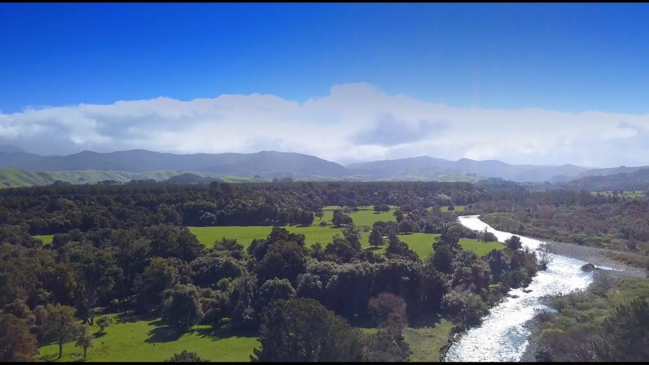 Aerial view of Dunvegan and the Ruamahanga River